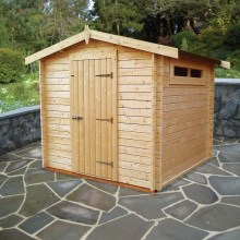 8x8 Charnwood shed with optional security windows